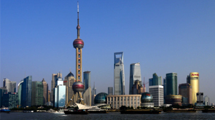 上海旋转大楼图片