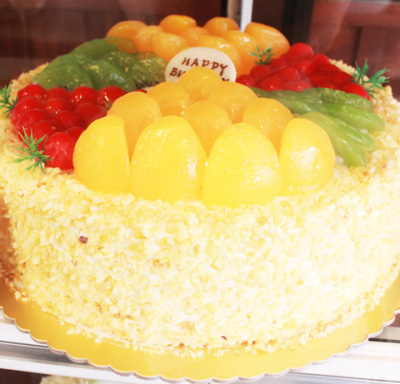 起士林单层生日蛋糕