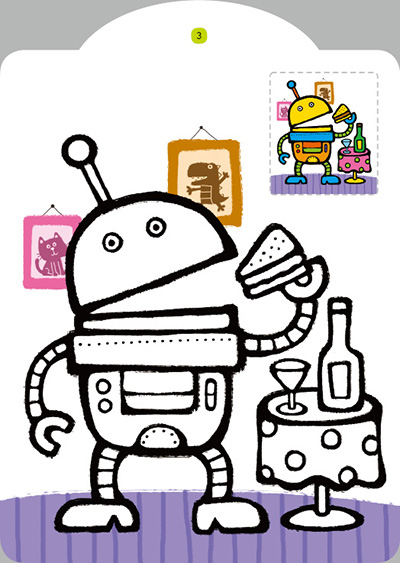 儿童智力开发简笔画填色图画书 填色画画书美术幼儿童书, 发挥想象