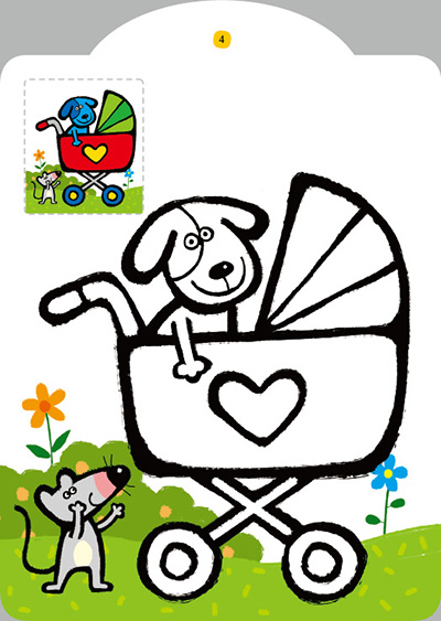 填色画画书美术幼儿童书, 发挥想象涂色,手脑协调发展》