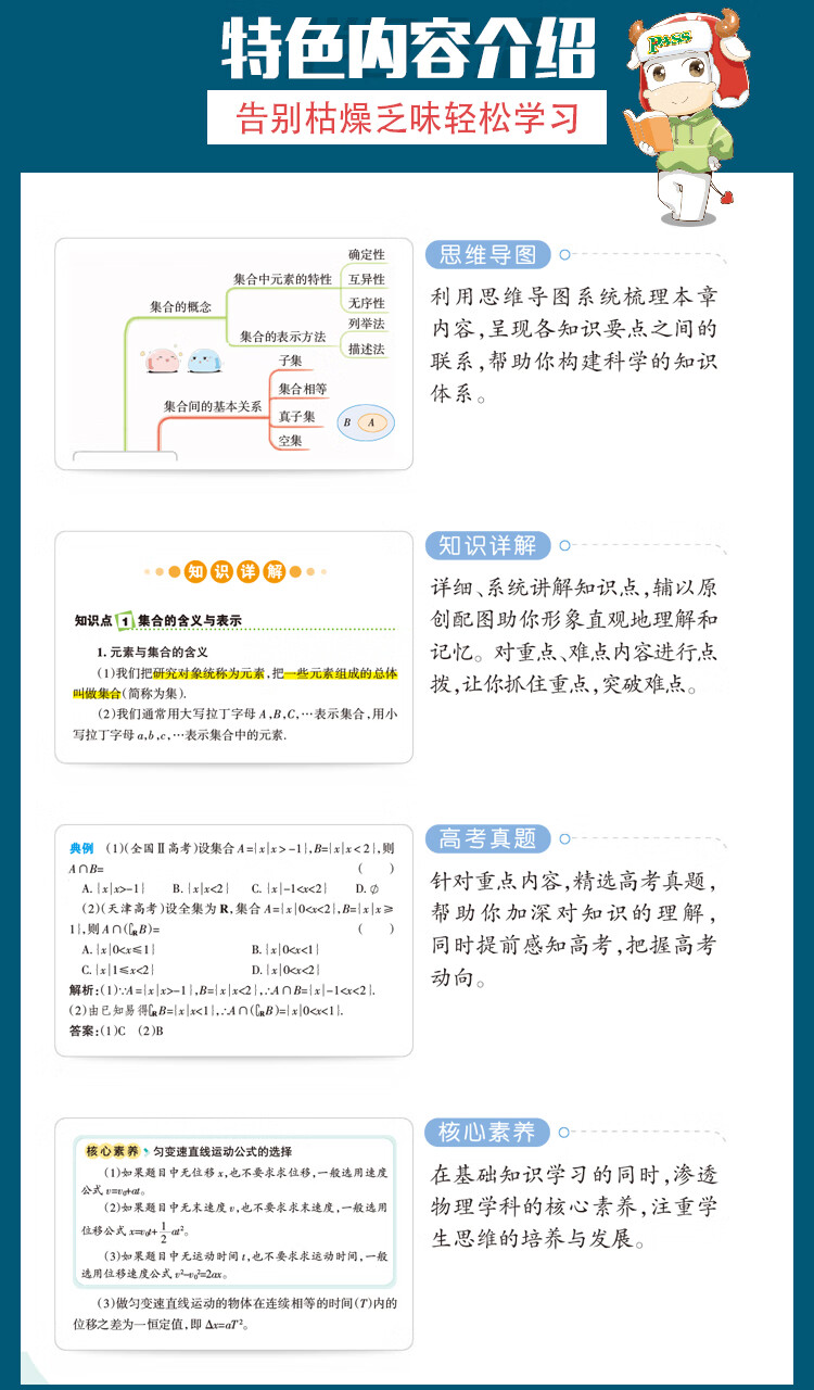 图解速记高中数学通用版必修选择性必修 新教材新高考 适用21版pass绿卡图书 牛胜玉 摘要书评试读 京东图书 图解速记高中数学通用版必修选择性必修 新教材新高考 适用21版pass绿卡图书 牛胜玉 摘要书评试读 京东图书