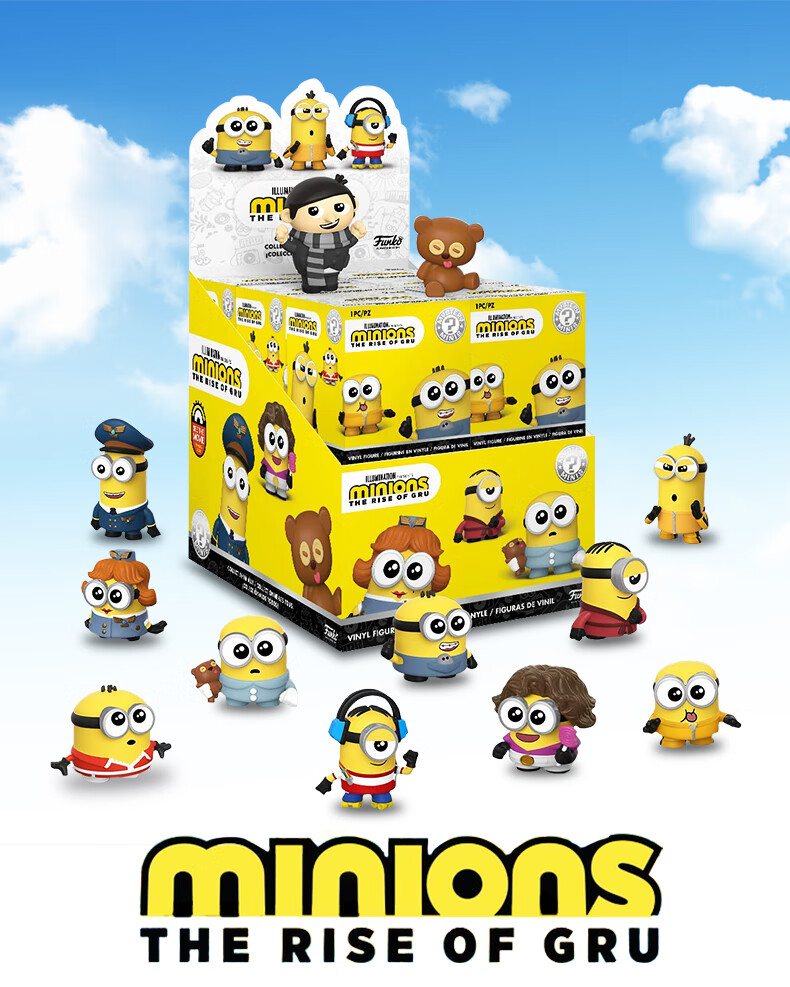 funko 秘密迷你盲盒手办小黄人2系列公仔玩偶 单个盲盒不指定47794