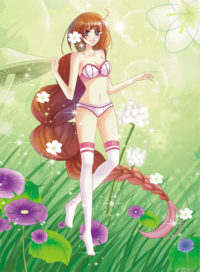 叶罗丽精灵梦公主换装贴纸可爱长发公主