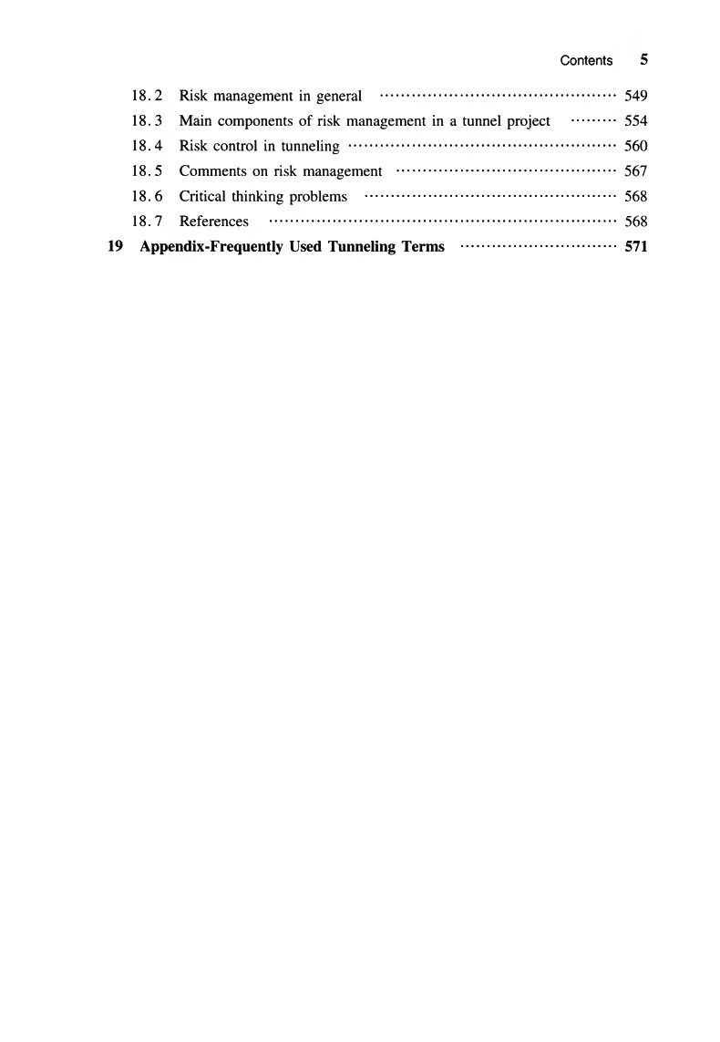 Table of contents: Introduction to Tunnel Engineering (ISBN:9787114166587)