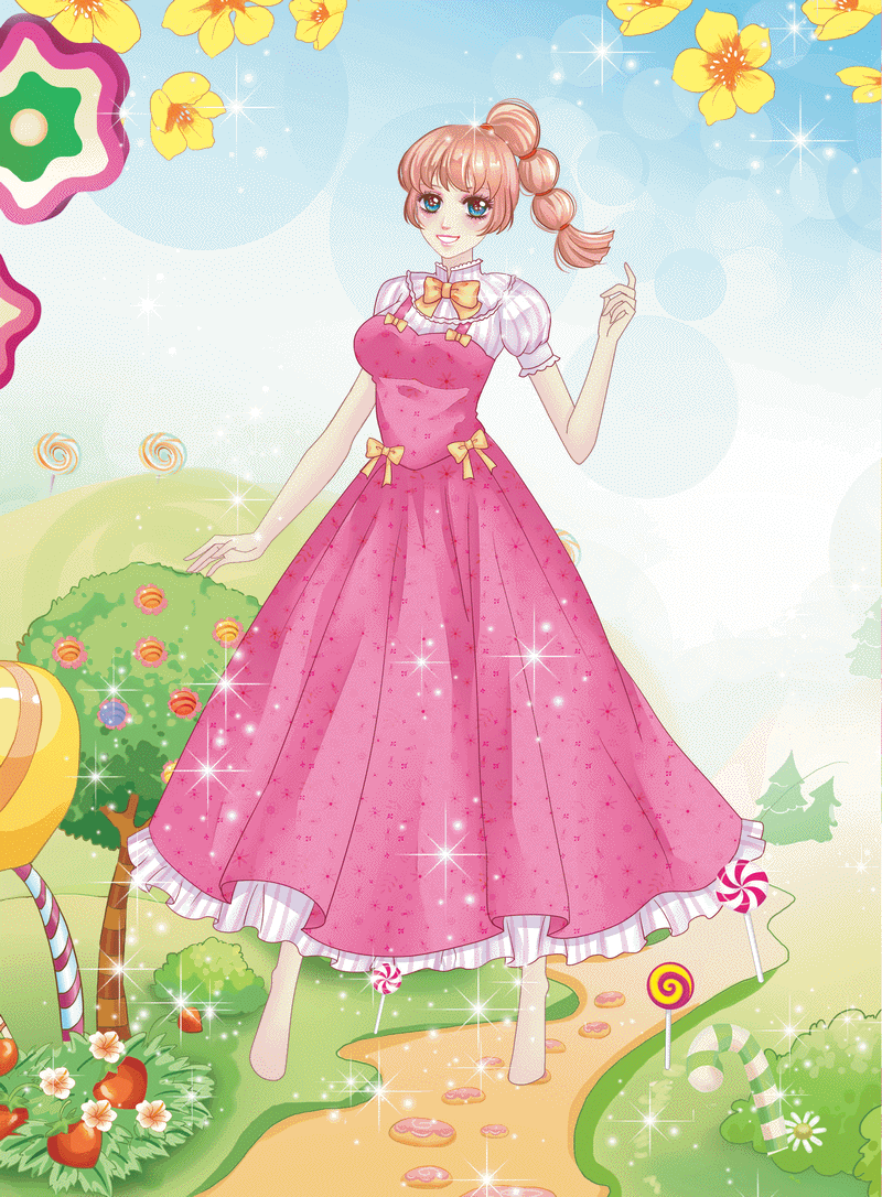 叶罗丽精灵梦公主换装贴纸钻石魔法公主可爱长发公主