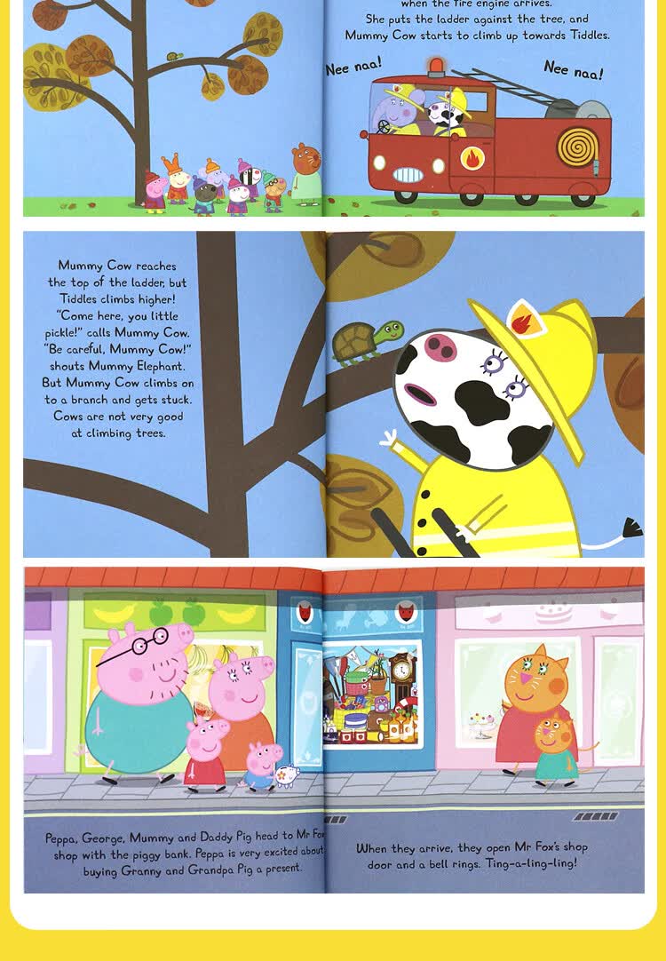 小猪佩奇英文原版童书peppapig绘本故事全集50册大套装进口原版