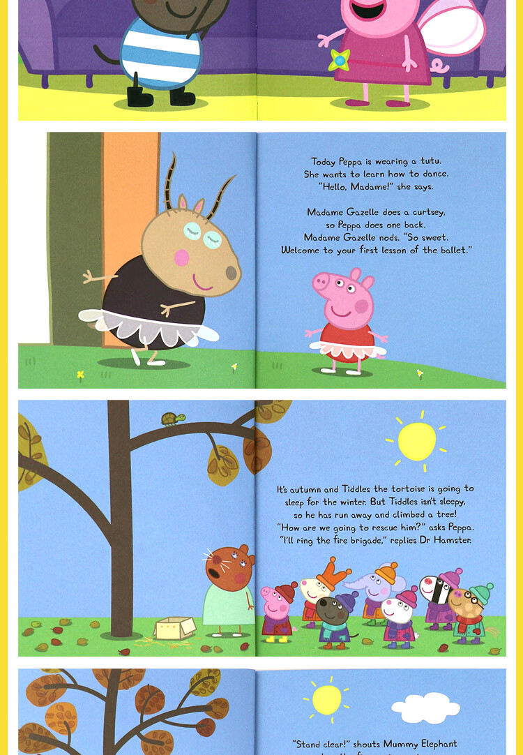 小猪佩奇英文原版童书peppapig绘本故事全集50册大套装进口原版
