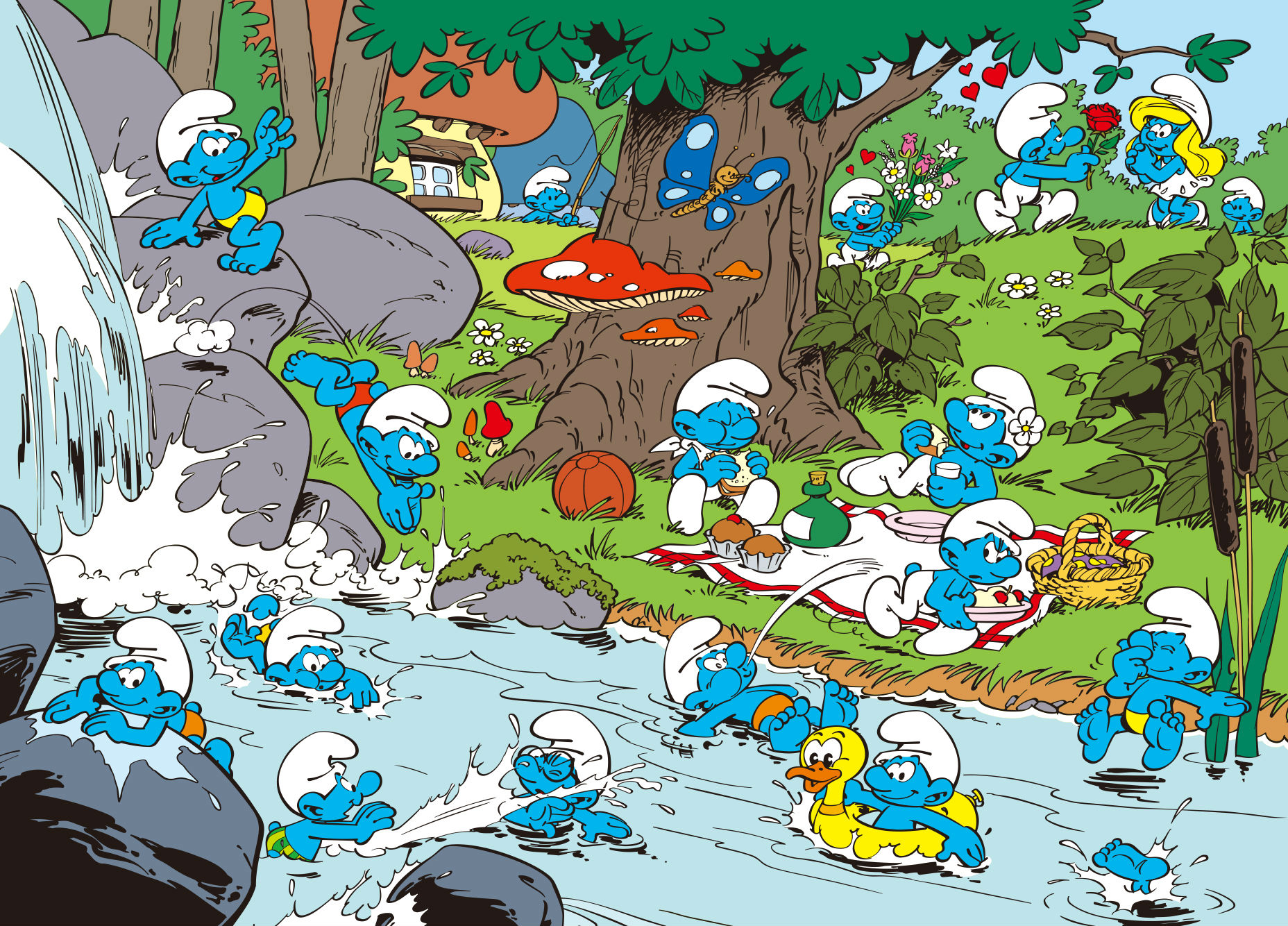 蓝精灵和格格巫漫画系列(套装共5册)【以所选系列为准】