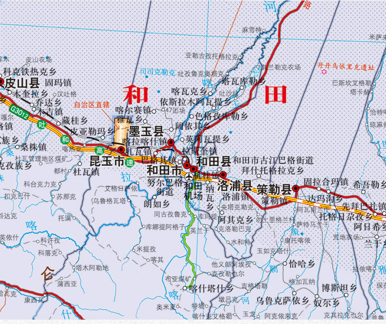 新疆维吾尔自治区地图挂图15米11米无拼缝专业挂图