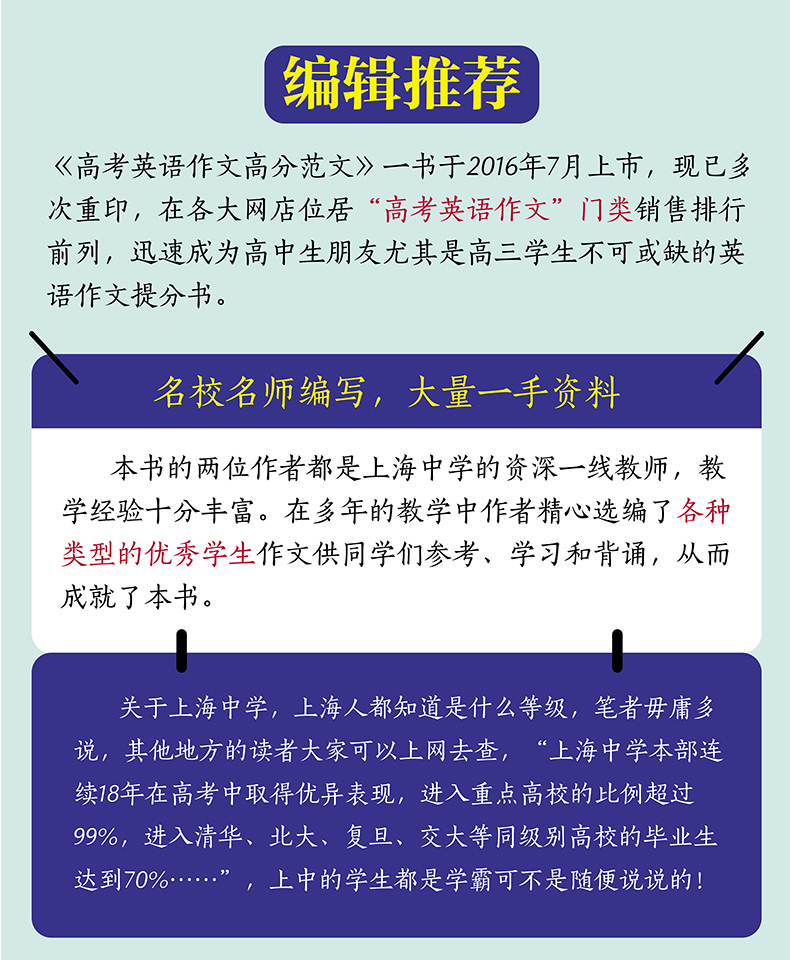 高考英语作文高分范文 文体分类讲解 名校范文背诵 摘要书评试读 京东图书 高考英语作文高分范文 文体分类讲解 名校范文背诵 摘要书评试读 京东图书