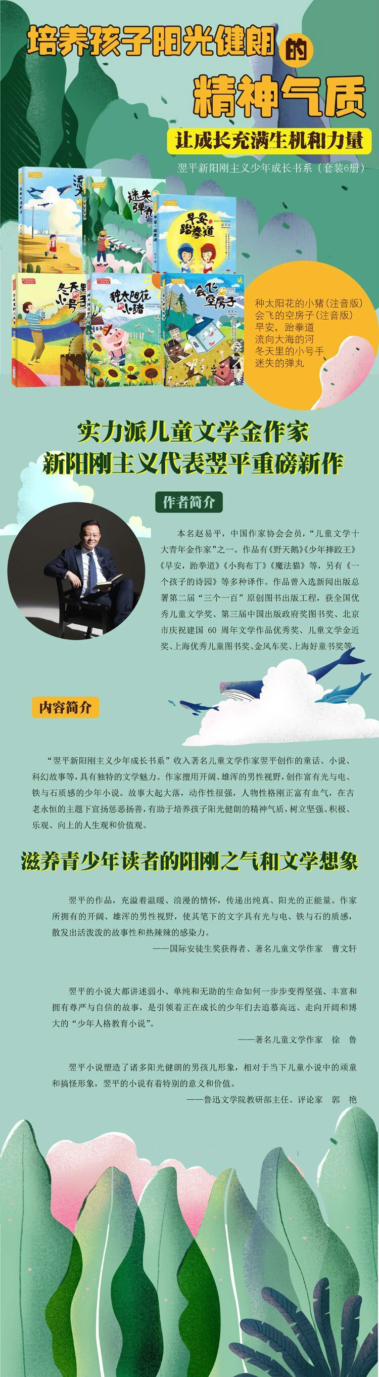 培养孩子阳光健朗的精神气质 翌平新阳刚主义少年成长书系 套装6册 翌平 摘要书评试读 京东图书