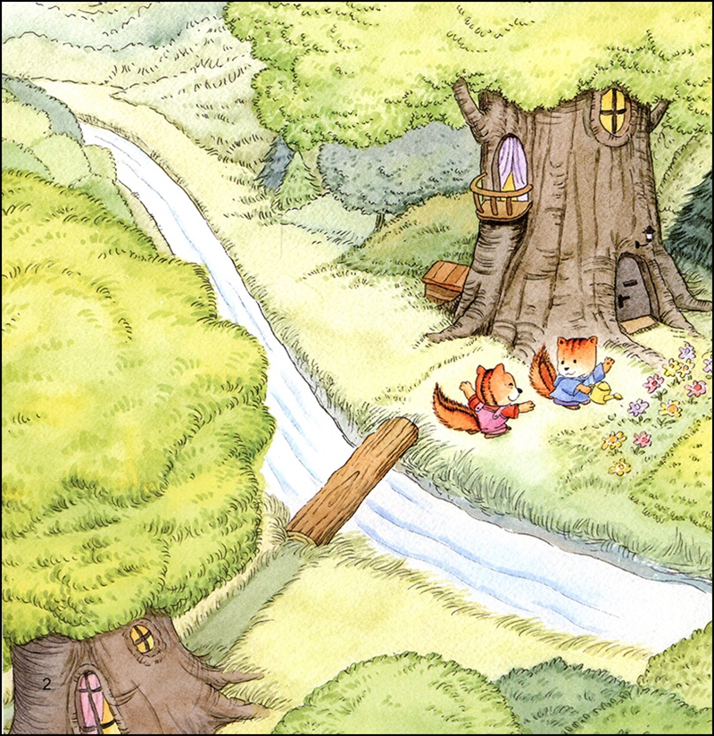 小恐龙波比绘本馆金花鼠渡口小小船