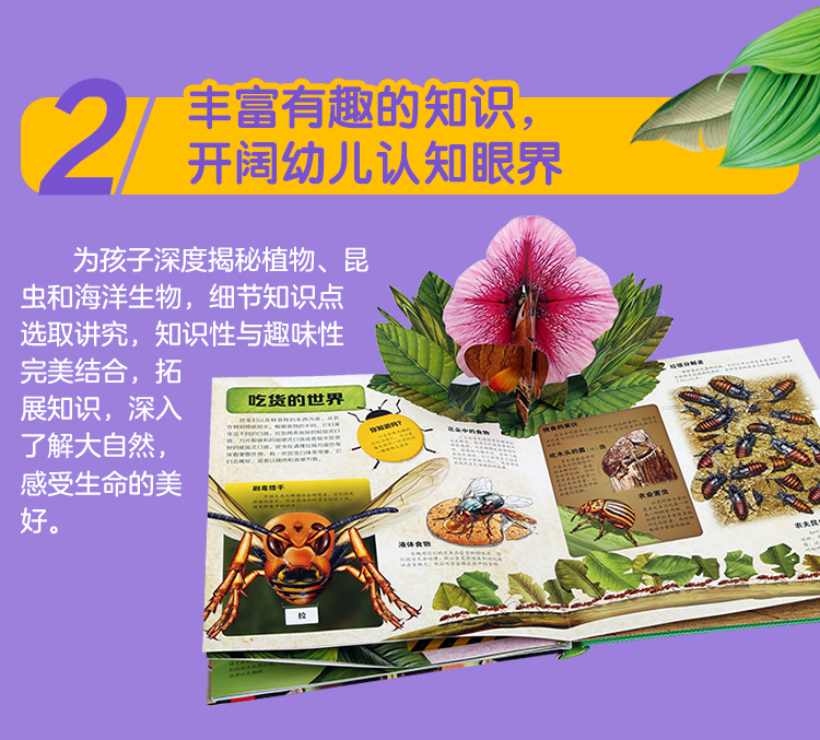 趣味科普立体书系列 神秘海洋 奇趣昆虫 神奇植物 3册 英 帕特 雅各布斯 摘要书评试读 京东图书
