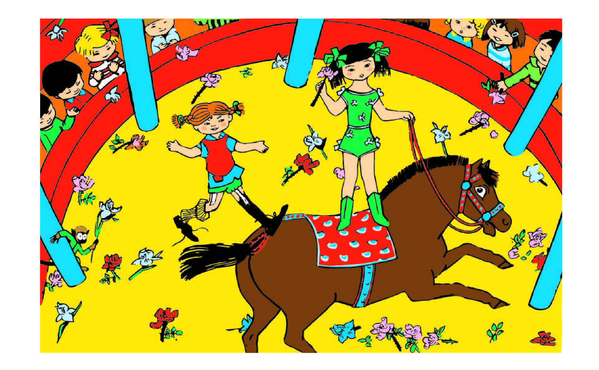 长袜子皮皮打败大力士