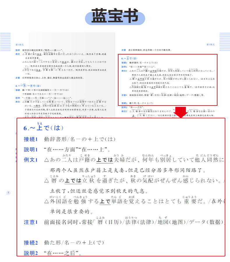 新日本语能力考试n2套装 红宝书新日本语能力考试文字词汇 蓝宝书新日本语能力考试文法 套装共5册 摘要书评试读 京东图书
