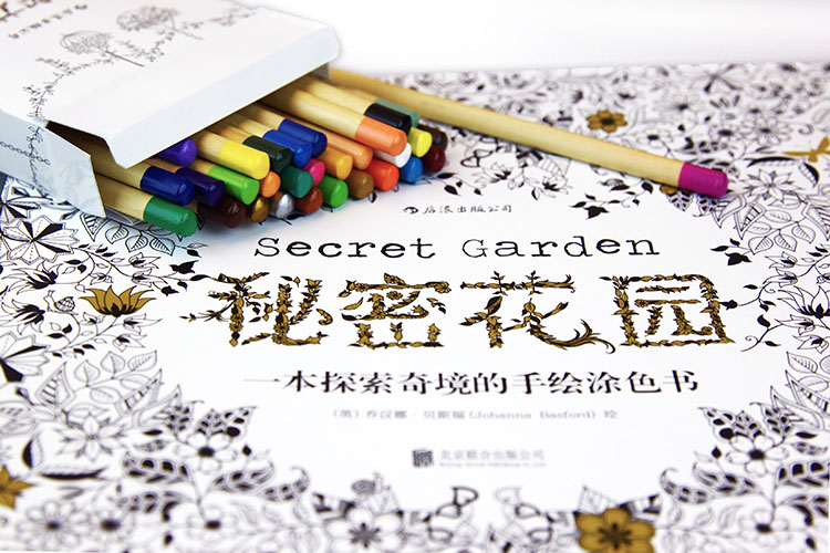 秘密花园:一本探索奇境的手绘涂色书(彩铅版)