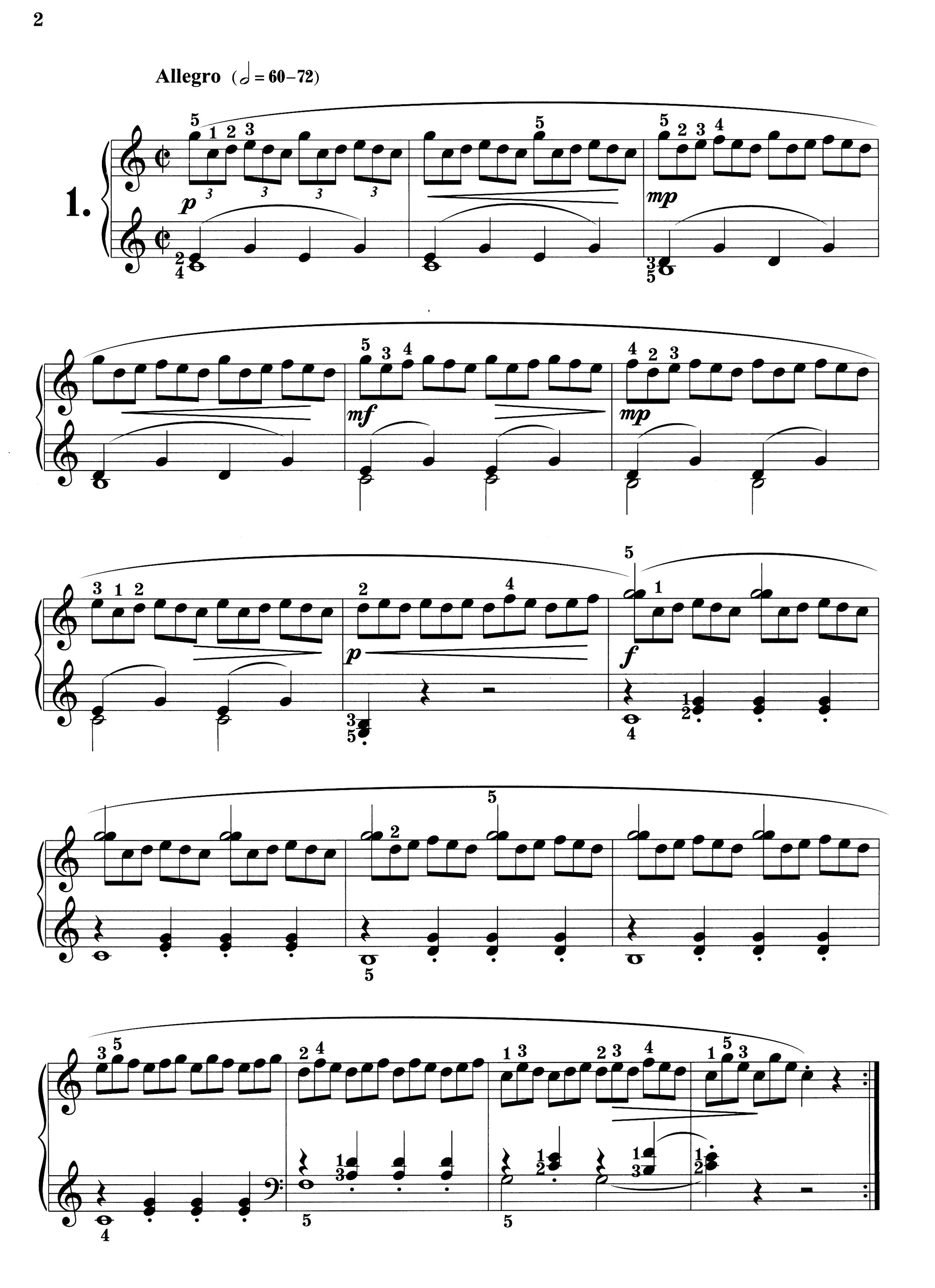 经典练习曲系列车尔尼849钢琴流畅练习曲演奏精注版以所选系列为准