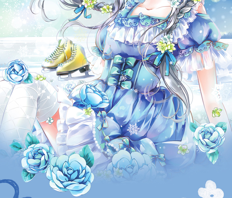 意林小小姐日光倾城系列浅蓝色时光舞步1