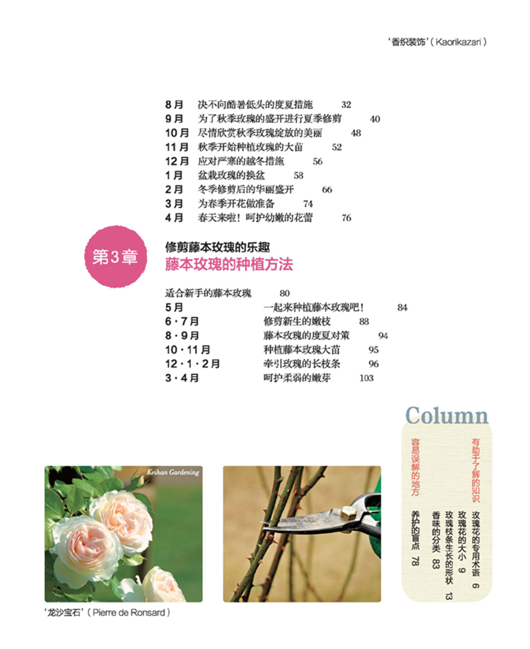 玫瑰月季栽培12月计划 日 小山内健 摘要书评试读 京东图书