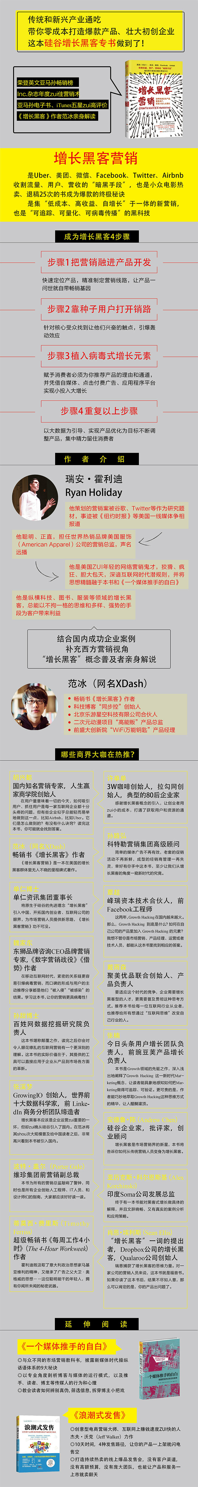 增长黑客营销 如何快速定位产品 聚集用户 实现小投入大增长 美 瑞安 霍利迪 Ryan Holiday 摘要书评试读 京东图书 增长黑客营销 如何快速定位产品 聚集用户 实现小投入大增长 美 瑞安 霍利迪 Ryan Holiday 摘要书评试读 京东图书