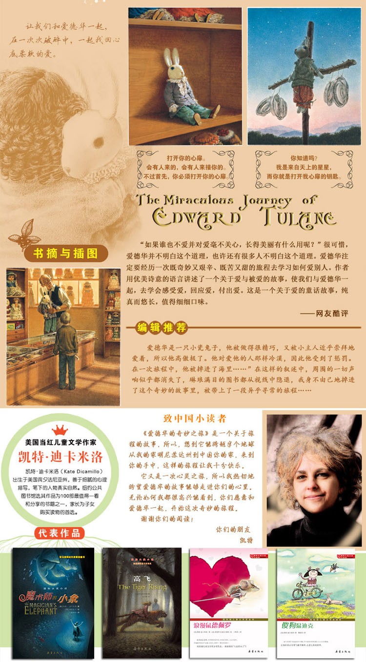 爱德华的奇妙之旅人生海海唯有爱指引幸福的方向以童话讲述爱的箴言