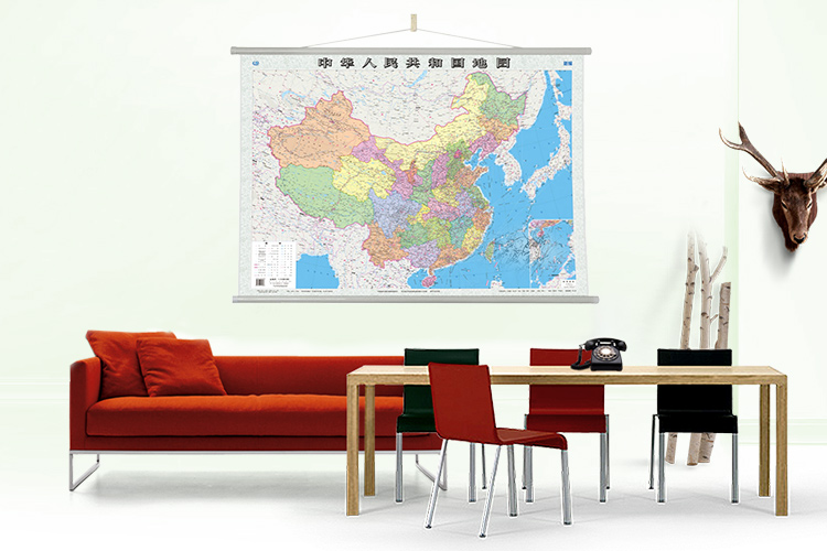 中华人民共和国地图(全开 专业挂图)