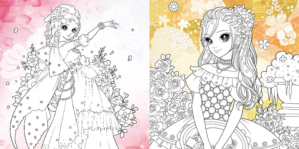 梦幻公主涂画本优雅小公主