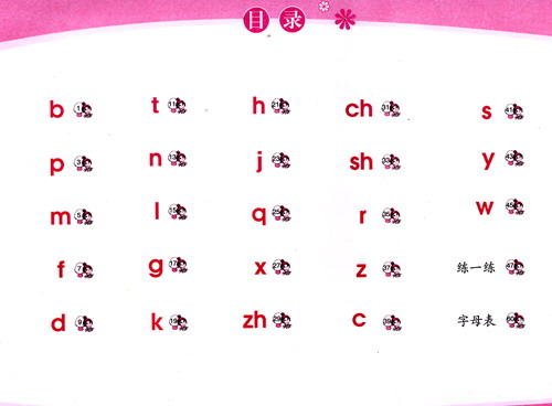 幼小衔接入学必会的描红训练:拼音声母