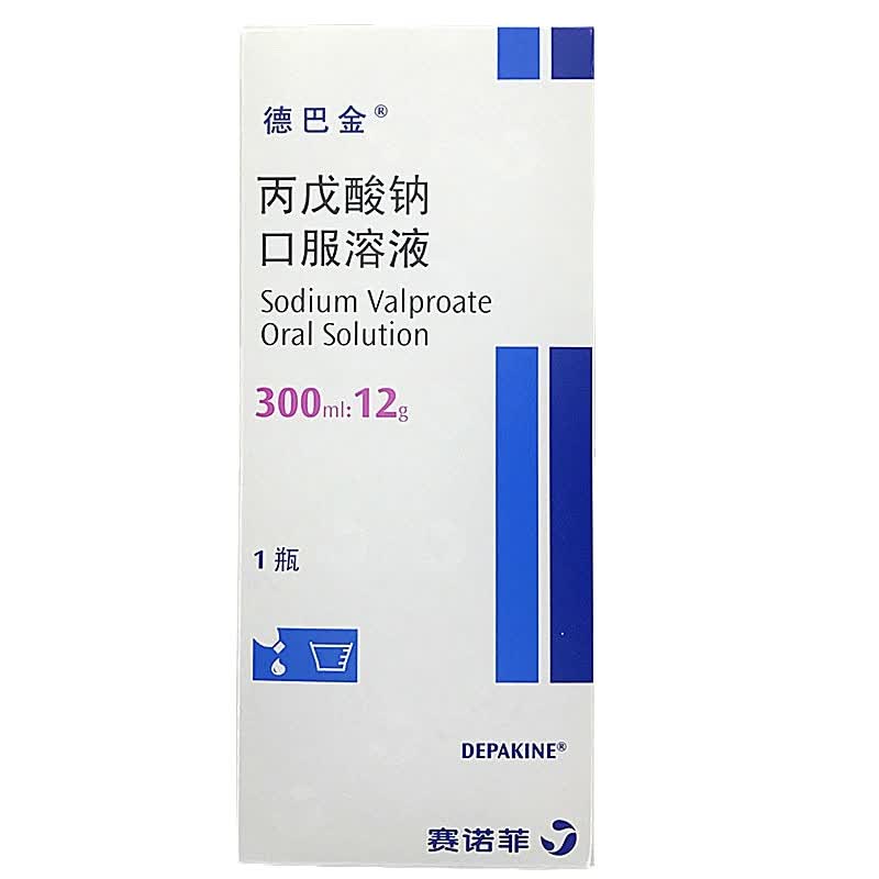 德巴金德巴金丙戊酸钠口服溶液300ml全面性部分性或其它类型的癫痫a1